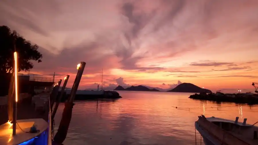 Sonnenuntergang in Gümüşlük